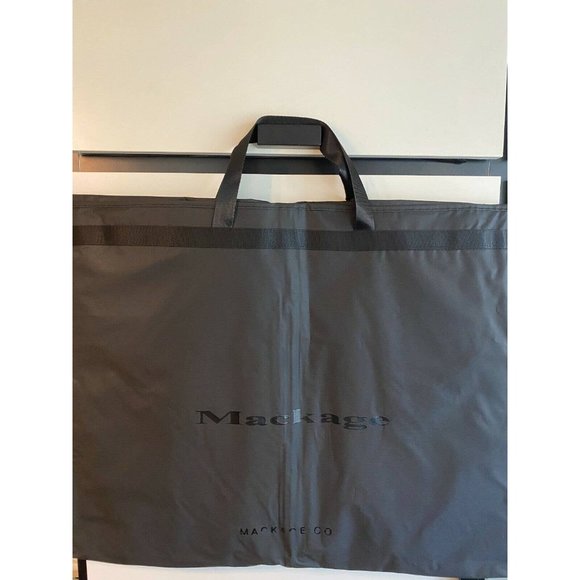 COPY - Mackage Brand New Black Garment Bag and Hanger (Black Logo) - Picture 1 of 4